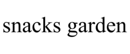 snacks garden