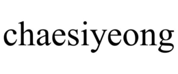 chaesiyeong