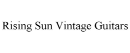 rising sun vintage guitars