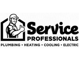 service professionals plumbing · heating · cooling · electric