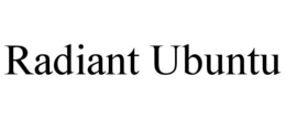 radiant ubuntu