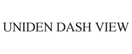 uniden dash view