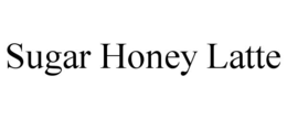 sugar honey latte