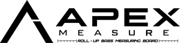apex measure roll-up bass measuring board