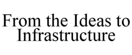 from the ideas to infrastructure