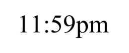 11:59pm