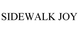 sidewalk joy