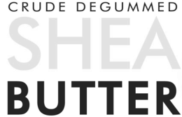 crude degummed shea butter