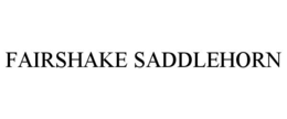 fairshake saddlehorn