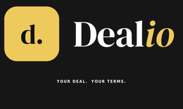 d. dealio your deal. your terms.