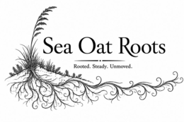 sea oat roots rooted. steady. unmoved.