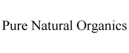 pure natural organics