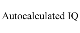 autocalculated iq