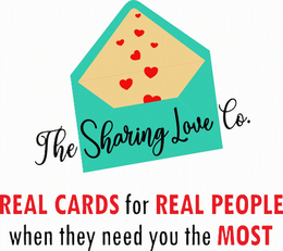 the sharing love co. real cards for real people when they need you the most