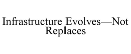 infrastructure evolves—not replaces