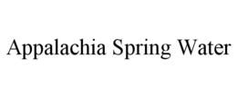 appalachia spring water