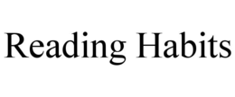 reading habits