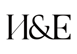 h & e