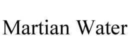martian water