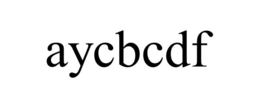 aycbcdf
