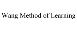 wang method of learning