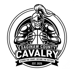 saginaw county cavalry storm the court. secure the victory. est. 2026