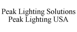 peak lighting solutions peak lighting usa