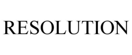 resolution