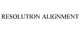 resolution alignment