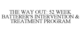 the way out: 52 week batterer's intervention & treatment program