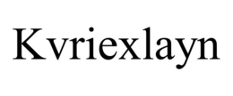 kvriexlayn