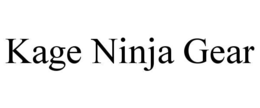 kage ninja gear