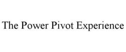 the power pivot experience