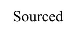 sourced