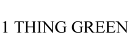 1 thing green