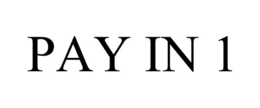 pay in 1