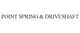 point spring & driveshaft