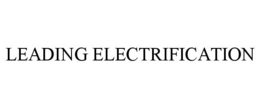 leading electrification