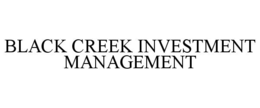 black creek investment management