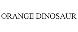 orange dinosaur