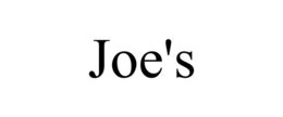 joe's