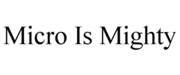 micro is mighty