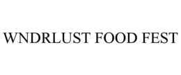 wndrlust food fest