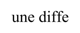 une diffe