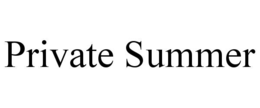 private summer