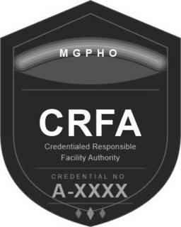 mgpho crfa credentialed responsible facility authority credential no. a-xxxx