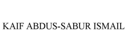 kaif abdus-sabur ismail