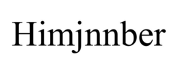 himjnnber