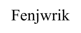 fenjwrik
