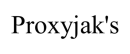 proxyjak's